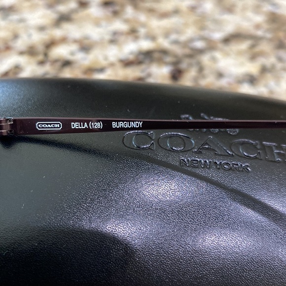 Coach Glasses Della (128) Burgundy - Picture 9 of 10